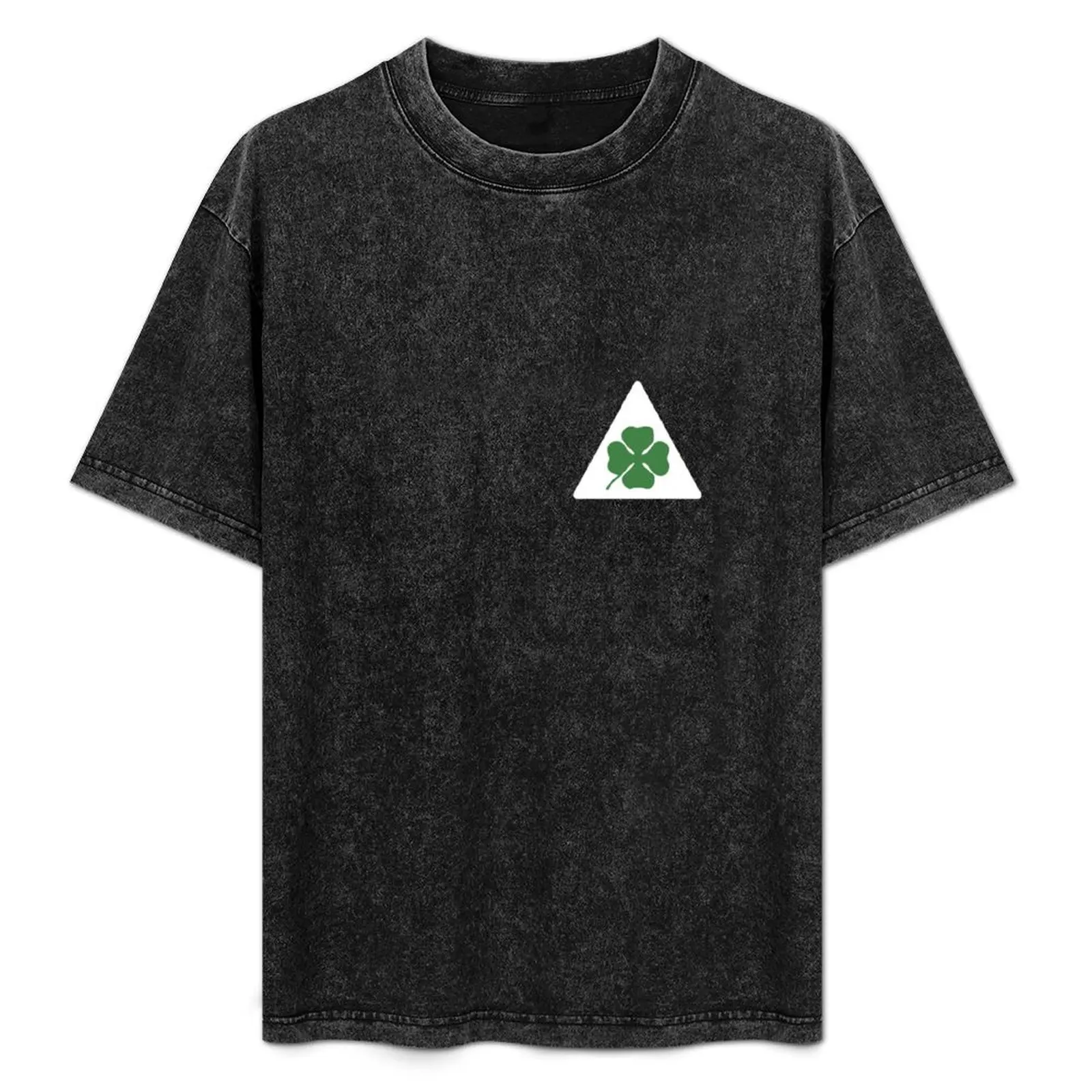 Camiseta Quadrifoglio Verde inspirada en squadra corse, camiseta básica de manga corta de color liso
