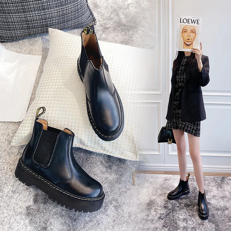 Women Boots Heightened Thick-soled Boots Fashionable Women Shoes Fashionable Sexy Punk Optical Shoes Winter Boots 2024 New  42