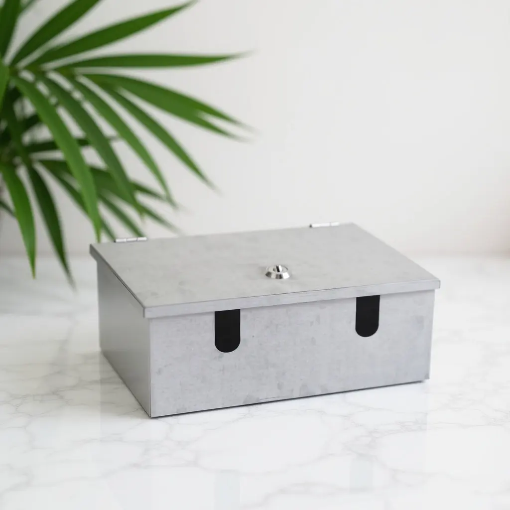 

Защитный кожух для уличной электротехнической коробки из нержавеющей стали с замком, всепогодный, с защитой от влаги (IP-класс), антивандальный, для школ и кафе