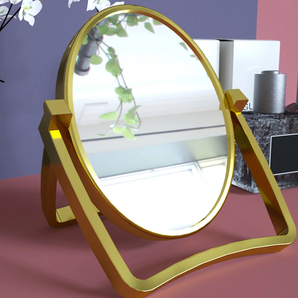 1 مجموعة البيضاوي سطح المكتب مرآة العفن عالية الجودة سيليكون غير عصا مرآة لوضع مساحيق التجميل العفن DIY كريستال الايبوكسي صب صينية قابلة لإعادة الاستخدام هدية