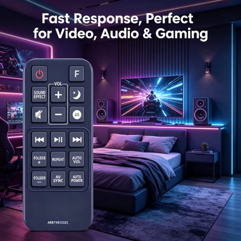 

AKB74815321 Soundbar Remote Control Replacement for , Fit for AKB74435311 LAP250H LAS55C LAS450 LAS450H
