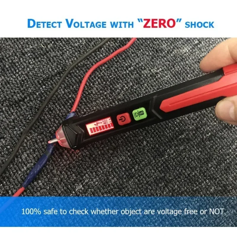 HT100E pluma inteligente sin contacto alarma medidor de voltaje CA accesorios de Sensor de pluma