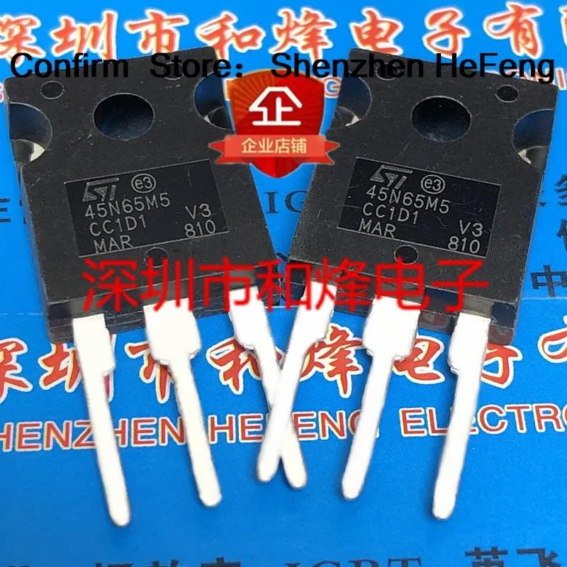 

5PCS-10PCS 45N65M5 STW45N65M5 TO-247 650V 35A Original Best Quality 100% Test In Stock