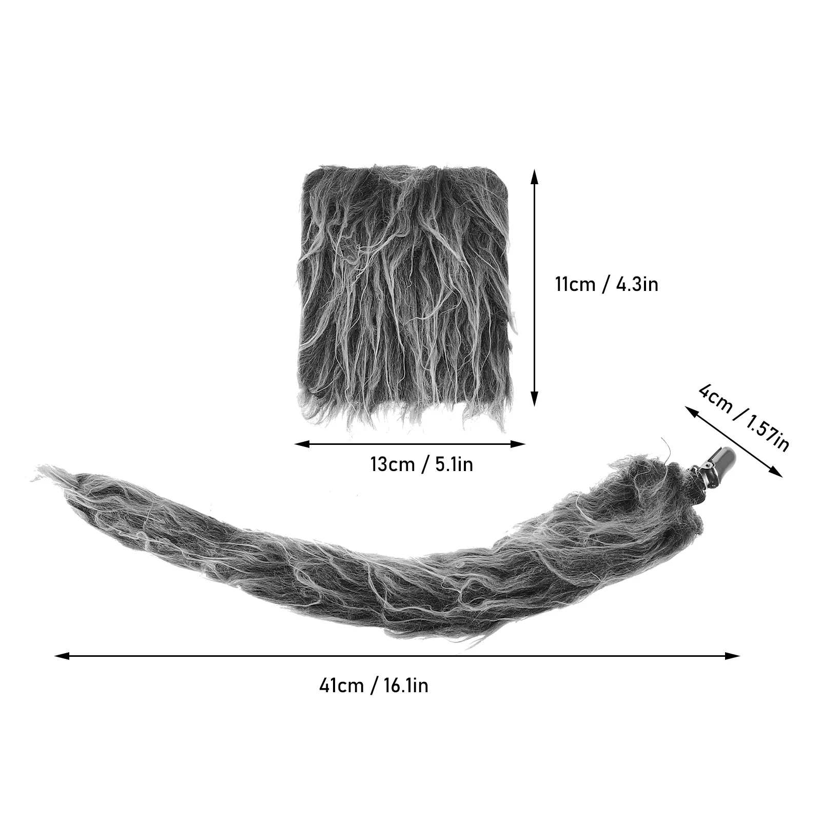 ชุดคอสเพลย์หมาป่า 1 ชุด พร้อมอุปกรณ์เสริม หางและถุงมือ สำหรับการแสดง งานปาร์ตี้ เทศกาล บทบาทสมมติ ถ่ายภาพ ชุดคอสเพลย์สัตว์
