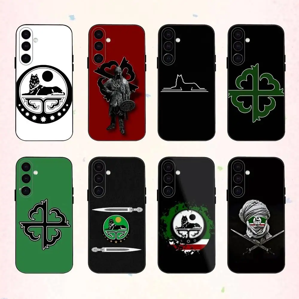 

C-Chechen C-Coat Of Arms phone Case For Samsung Galaxy A73,A72,A71,A70,A53,A52,A51,Others Soft Black Shell