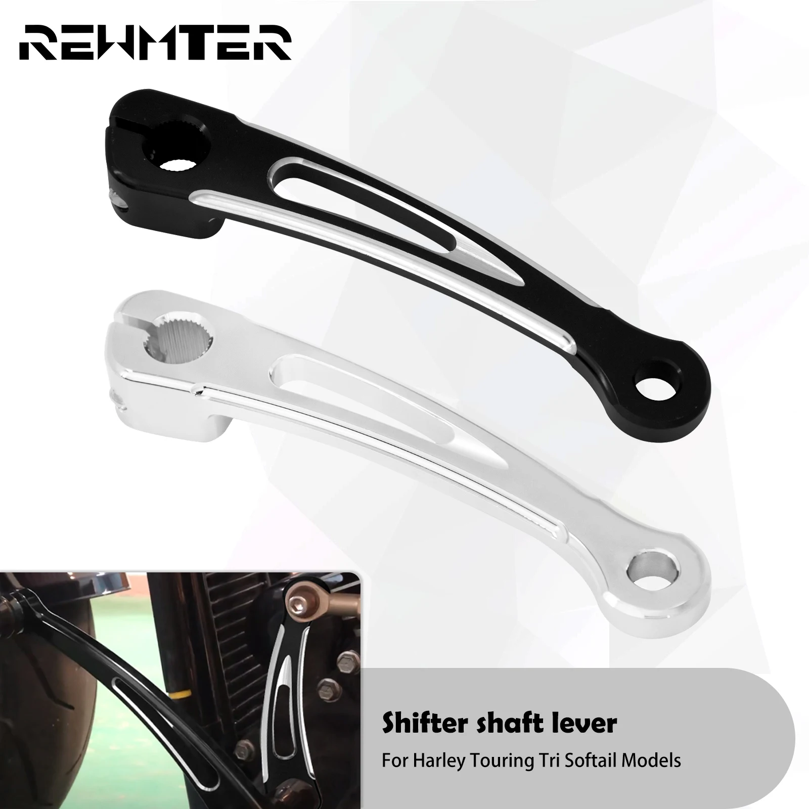 

Motorcycle Inner Shift Rod Shifter Shaft Lever Bracket For Harley Softail Breakout Touring Electra Road Glide 86-22 CVO Limited