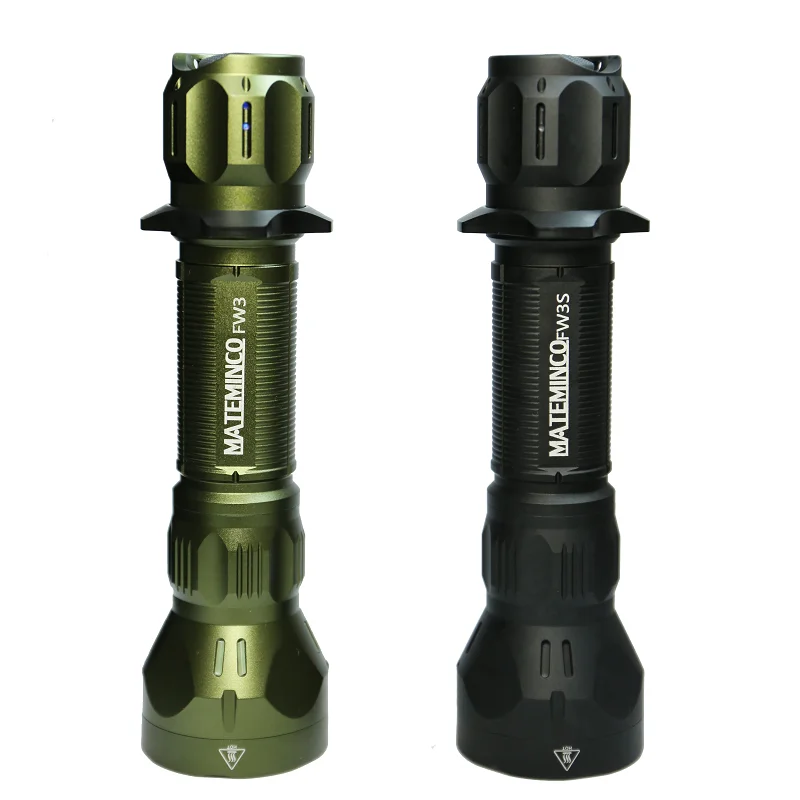 Mateminco-Lampe de poche LEP FW3, longue portée de 21700 m, batterie 1550strada 1356, lanterne DulTorch