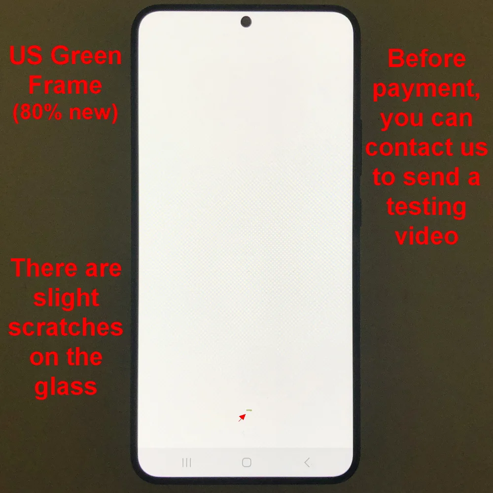 With defects S22+ LCD For Samsung Galaxy S22 Plus  S906 S906B  S906U  LCD Display Touch Screen Digitizer Assembly Replacement