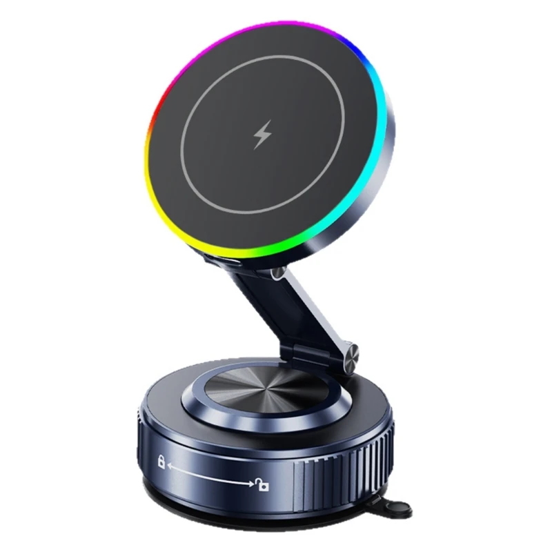 

Advanced Car Mount Bracket With 15W Wireless Charging For Smartphones