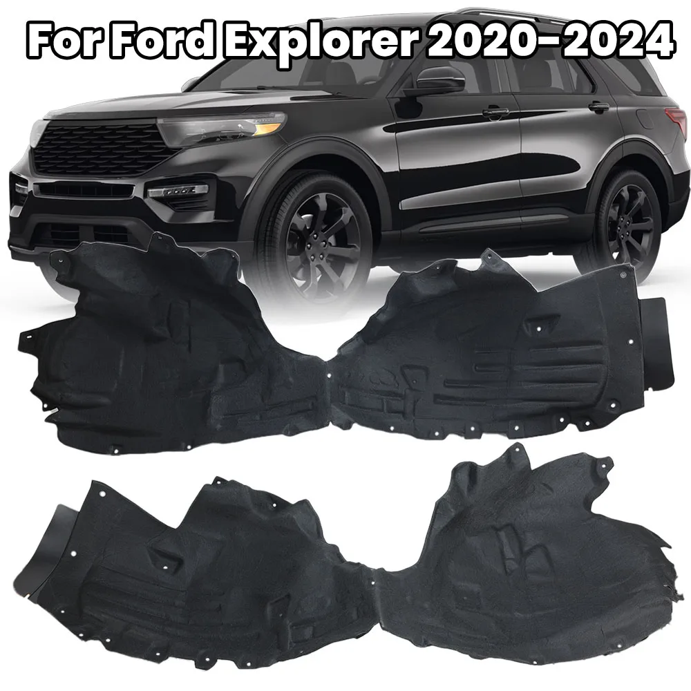Revestimiento de guardabarros para Ford Explorer 2020-2024, revestimientos de guardabarros delantero izquierdo y derecho, Panel interior, accesorios para coche FO1248204