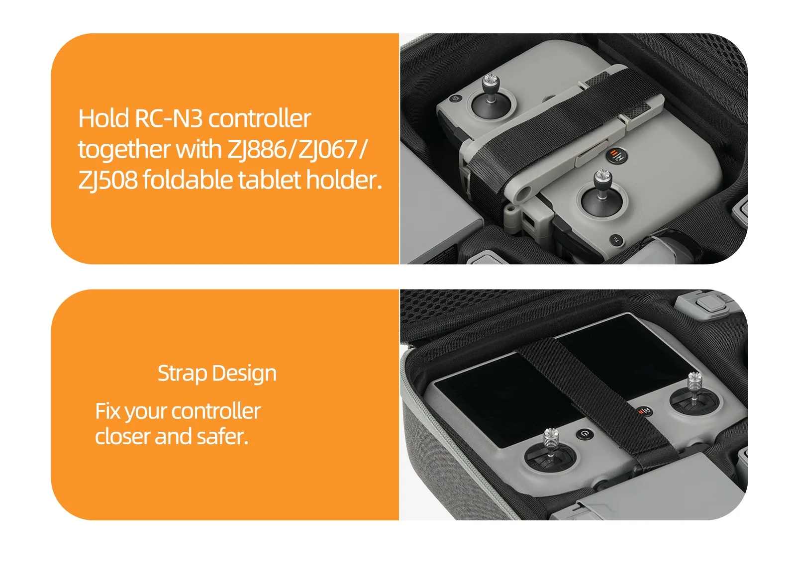 حقيبة حمل لـ DJI Mini 5 Pro، حقيبة كتف للسفر بدون طيار Fly More Combo RC 2/RC-N3 ملحقات وحدة التحكم منظم محمول