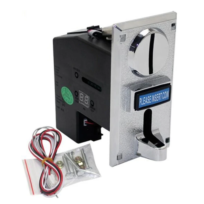 Durable Programable Plastic Multi Coin Acceptor Electronic Roll Down Coin Acceptor Selector Mechanism Side Coin Selector