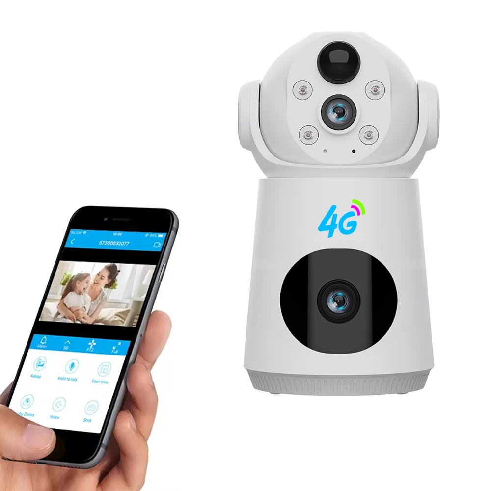 

Заводская OEM-камера V380PRO Smart 4MP с ИИ-отслеживанием, сетевая IP-камера 2K HD 4G с ночным видением, монитор безопасности для детей, встроенный микрофон, облачное хранилище данных