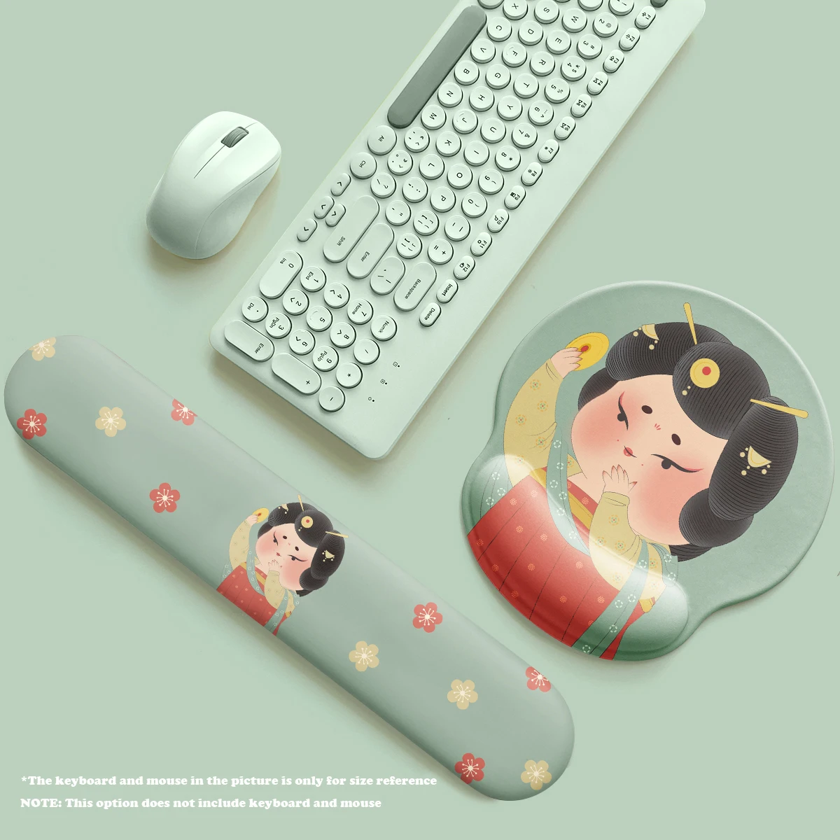 Funny Mouse Pad Ergonomic Comfortable Gel Wrist Rest Support Non-Slip PU Base for Easy Typing Pain Relief Durable at Home Work