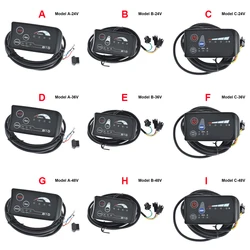 Electric Bicycle LED Display Speed Control Panel E-bike Replacing Parts Accessory Home Professional 24V Type B