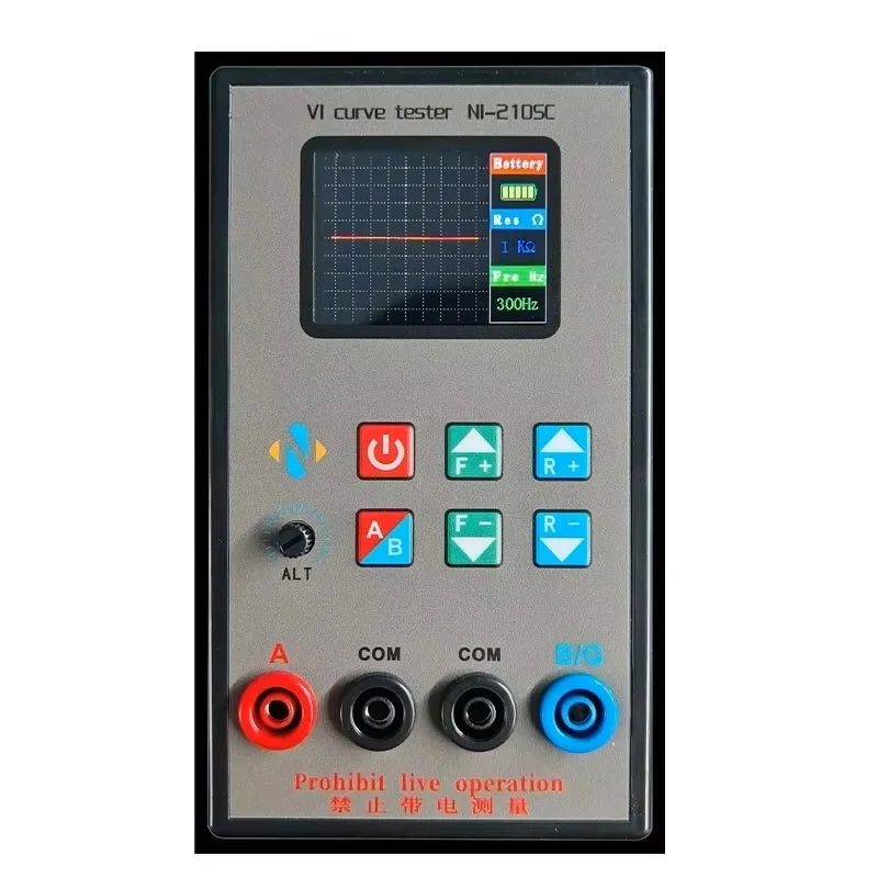 Portable NI-210SC Dual Channel VI Curve Tester 18 Levels Frequencies Adjustable W/ TFT Screen