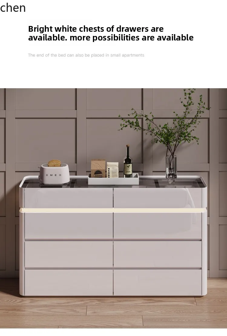 ZML Chest of Drawers for Bedroom, Ultra-Narrow Bedside Storage Cabinet, Wall-Mounted Storage Cabinet, Jewelry Organizer
