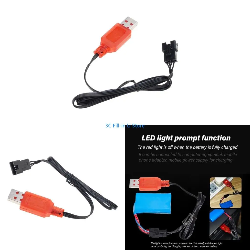 G8TA Efficient 7.4V 500mA Car Battery Charging with USB Connectivitys, Charging Solution for Lithium Power Sources