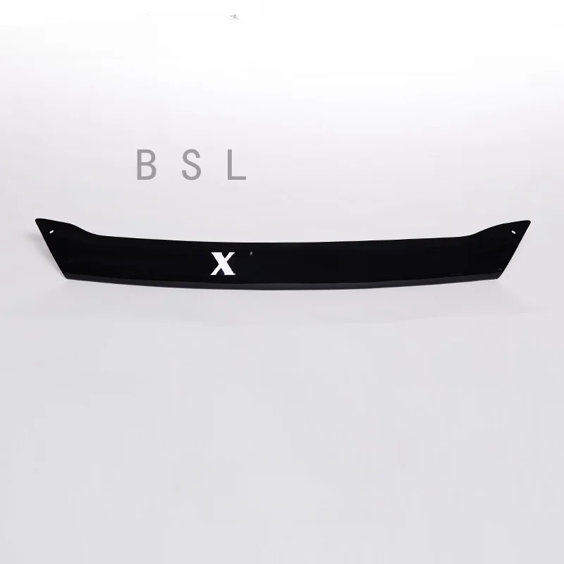 FOR Nissan X-Trail T31 2008-2013 ABS Plastic Sand Block Guard Deflectors Front Lip Gravel Block Sticker Cover Car Styling