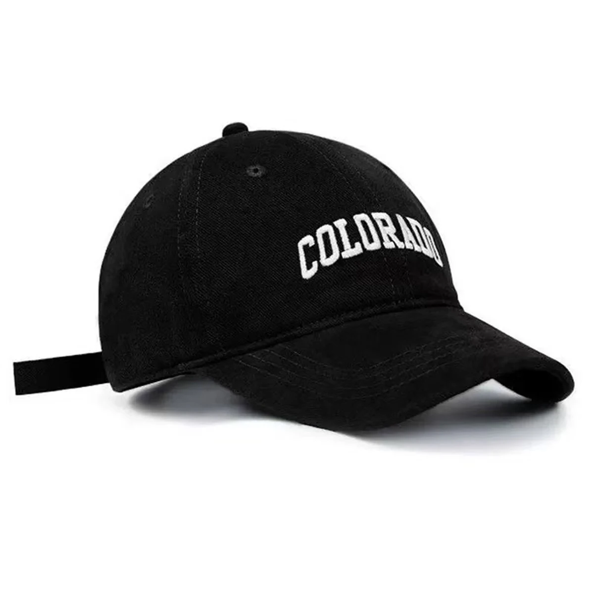 Unisex COLORADO Baseballkappen mit Buchstabenstickerei, Frühling und Herbst, für den Außenbereich, verstellbare Freizeithüte, Sonnenschutzhut, Sportkappe – Detail 4