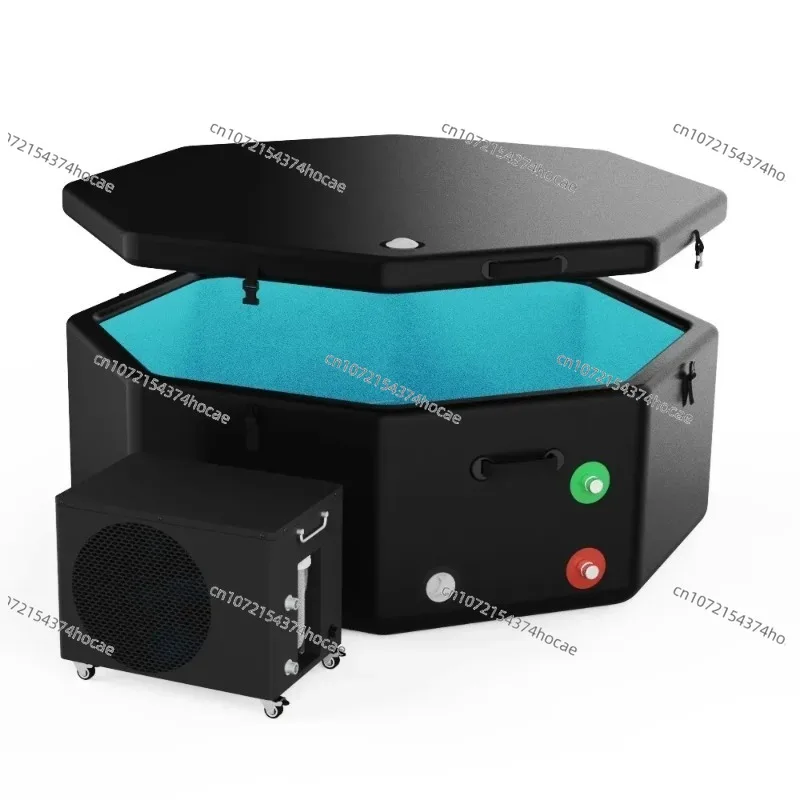 Tumble cold plunge recovery bucket  bath 1Hp cold water engine cabin bath plunge bucket chiller ice b