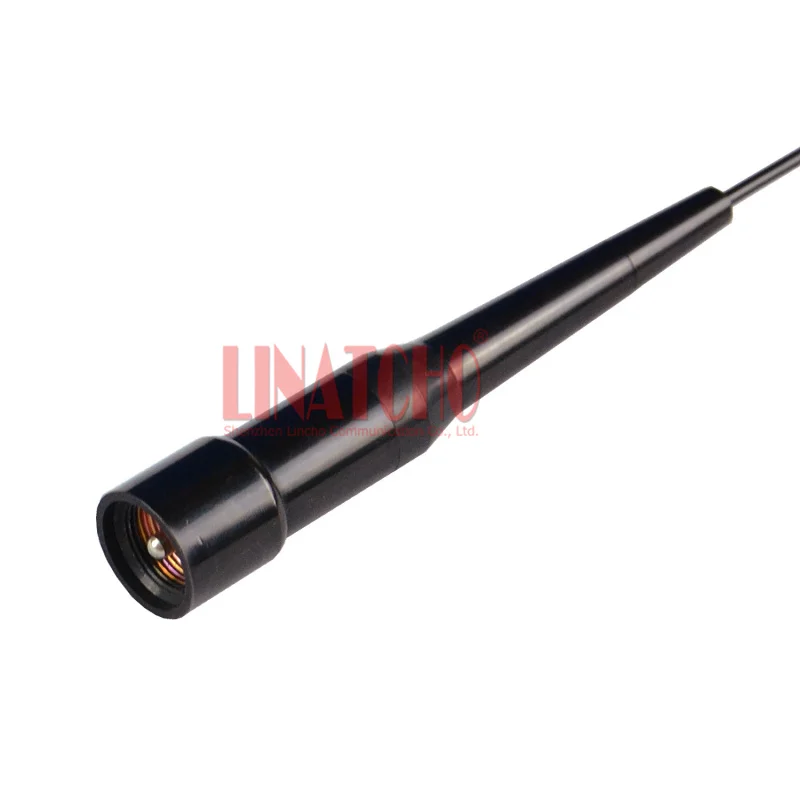 230MHz 433MHz 460MHz Black Omni Whip Car Radio PL259 Antenna