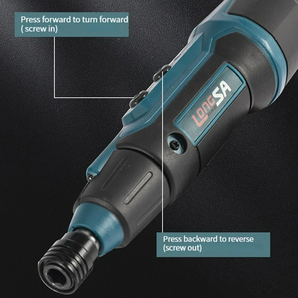 3.6V Wireless Screwdriver Drill USB Rechargeable Small Electric Power Screwdriver Set 200rpm/min Flashlight Lighting Power Tool