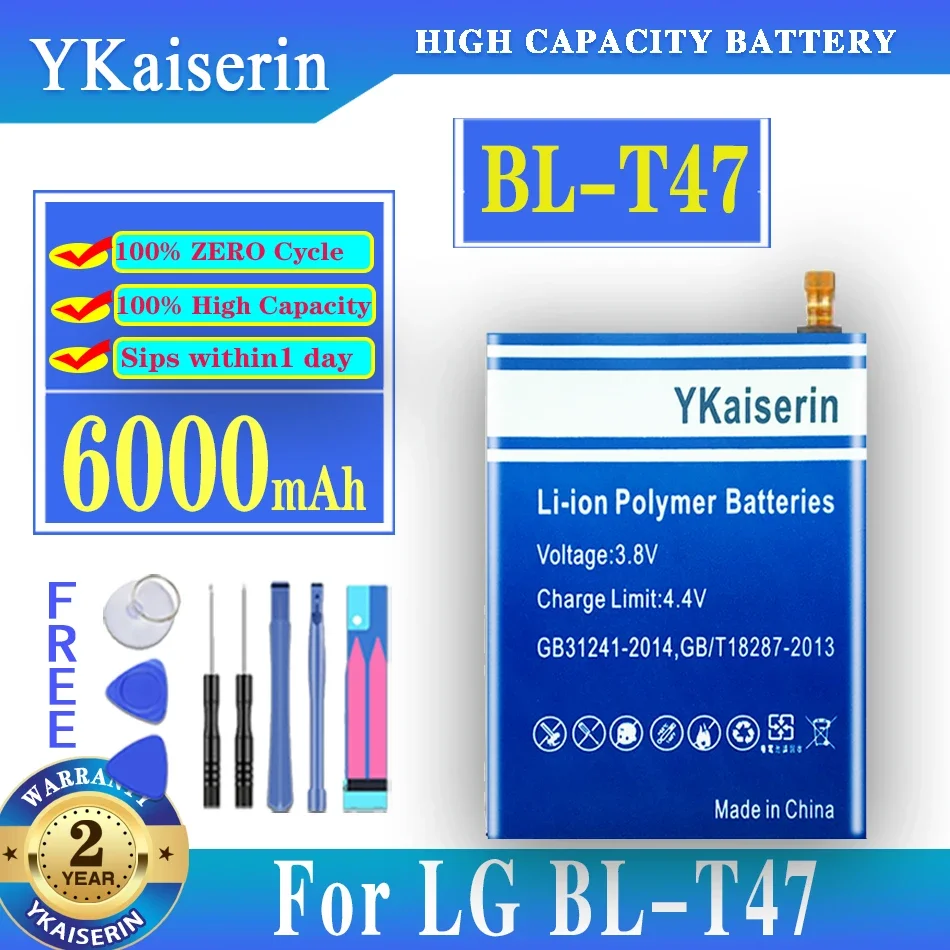 Battery For LG G8 G9 V50 V60 ThinQ G8S Stylo 5 6 K50S LMG820QM7 LM-Q730MM LM-V500 LM-G810 LMQ720PS LMV600VM LMG900TM BL-T42