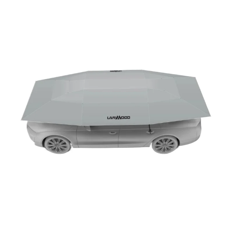 

4.8m Lanmodo exterior cover full automatic umbrella sunlight reflected opaque car canopy