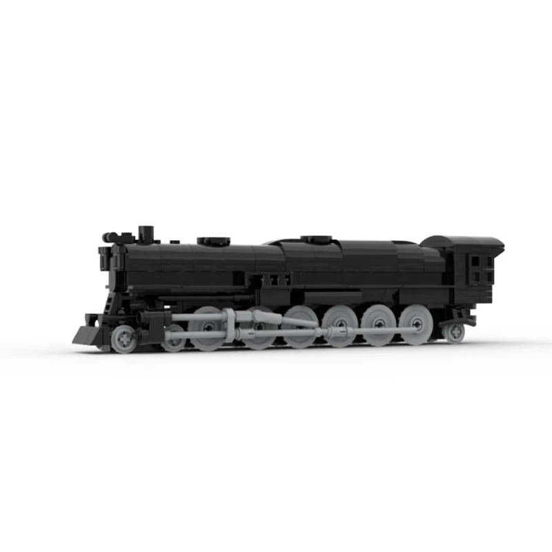 City Erie Class P1 Railway Triplex Steam Locomotive MOC Building Block Train Carriage Assembly Model Brick Toys Kid XMAS Gifts