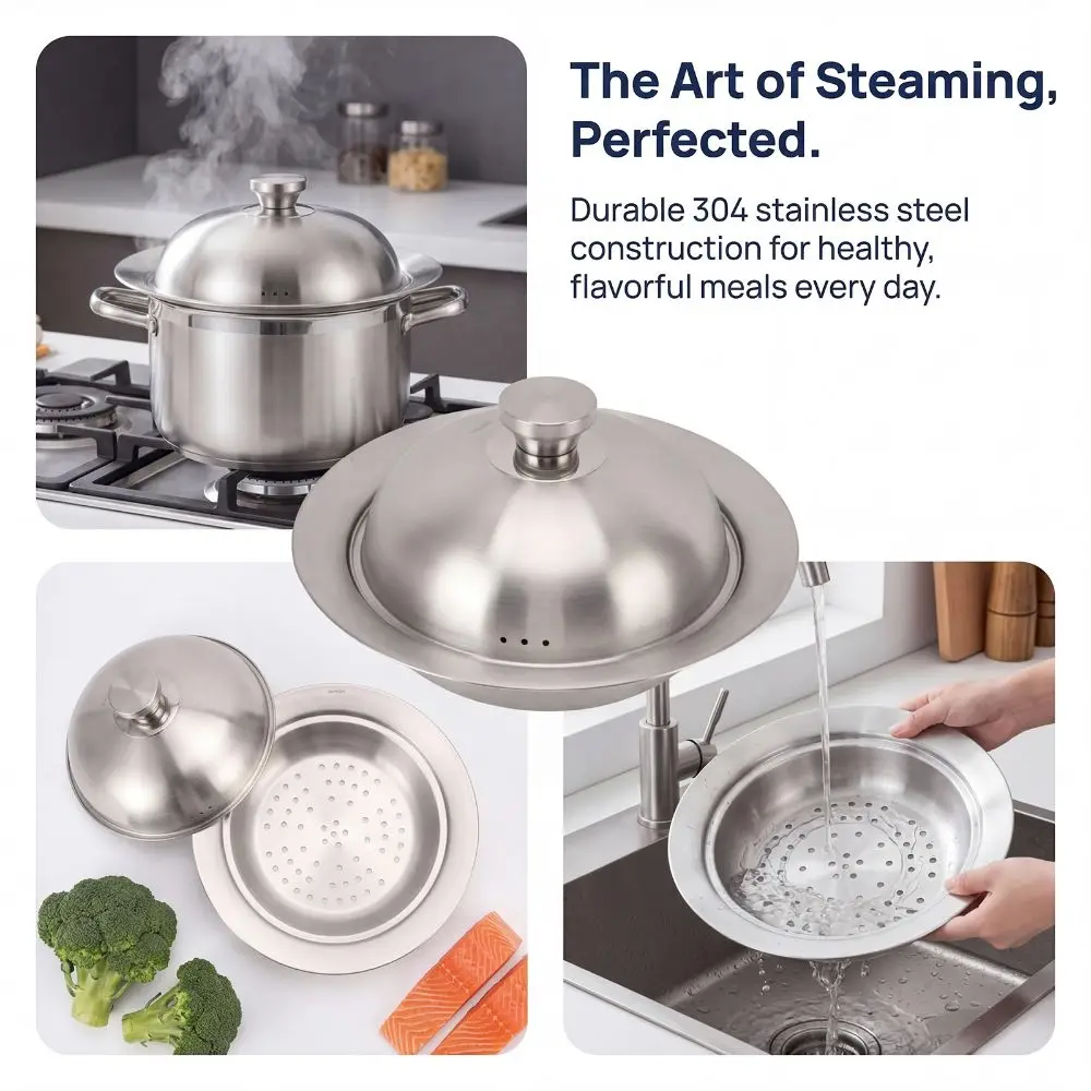 304 Paslanmaz Çelik Buharlama  - Baby Food Steamer incelemesi ve fiyatı