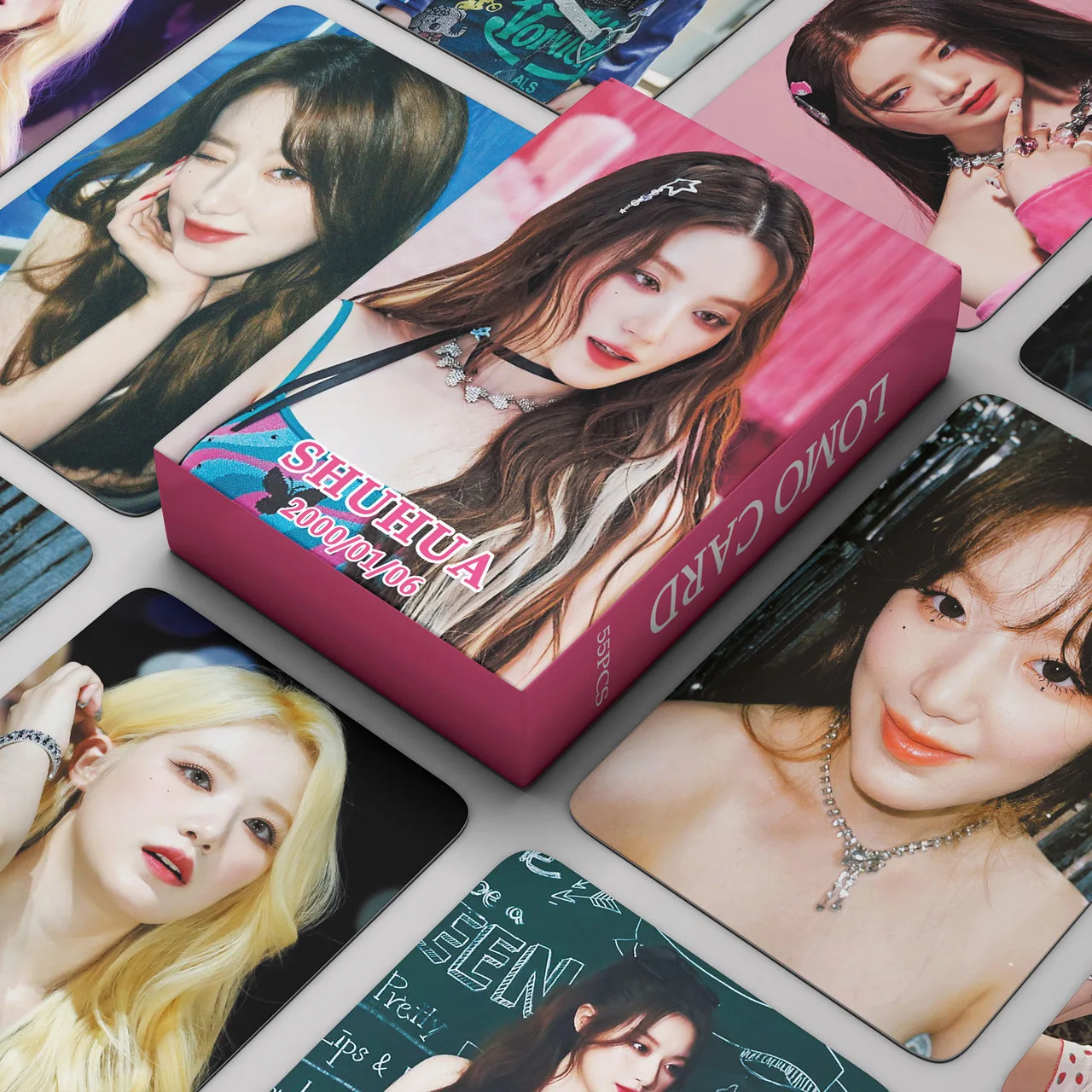 55 Gidle Photo I Feel Postcard Cards, Ye Shuhua Peripheral LOMO Cards