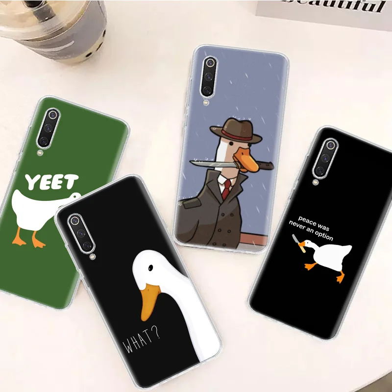 Cartoon Cute Goose Game Silicon Call Phone Case For Xiaomi Redmi Note 14 13 12 12S 11 Pro Plus 11S 10 10S 11T 11E 4G 5G Soft Cov