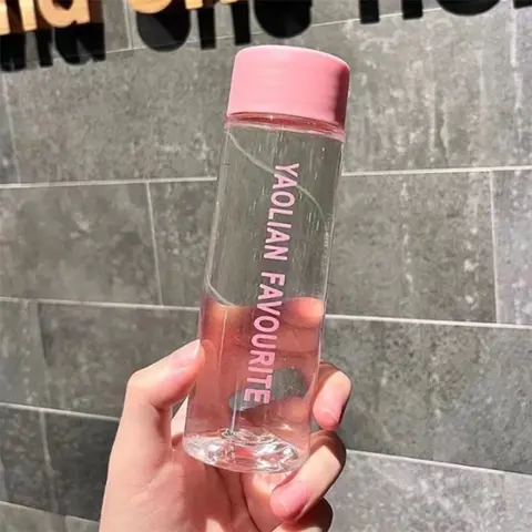 Outdoor Plastic Drinking Bottle Cup Anti-drop Cup 200ML Cartoon Pattern Portable Outdoor Water Bottle