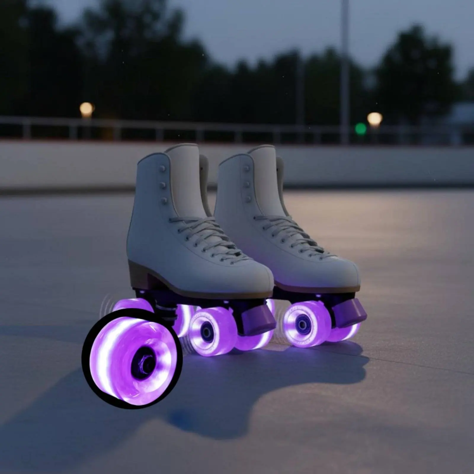 

Illuminated-up Four-Wheel Glide Wheel Wear-Resistant PU Illuminated Up Four-Wheel Glide Wheels No Batteries Required High-Bounce