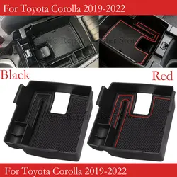 Center Console Armrest Storage Box Organizer Tray Armrest Box Storage For Toyota Corolla 2019-2022 Car Accessories