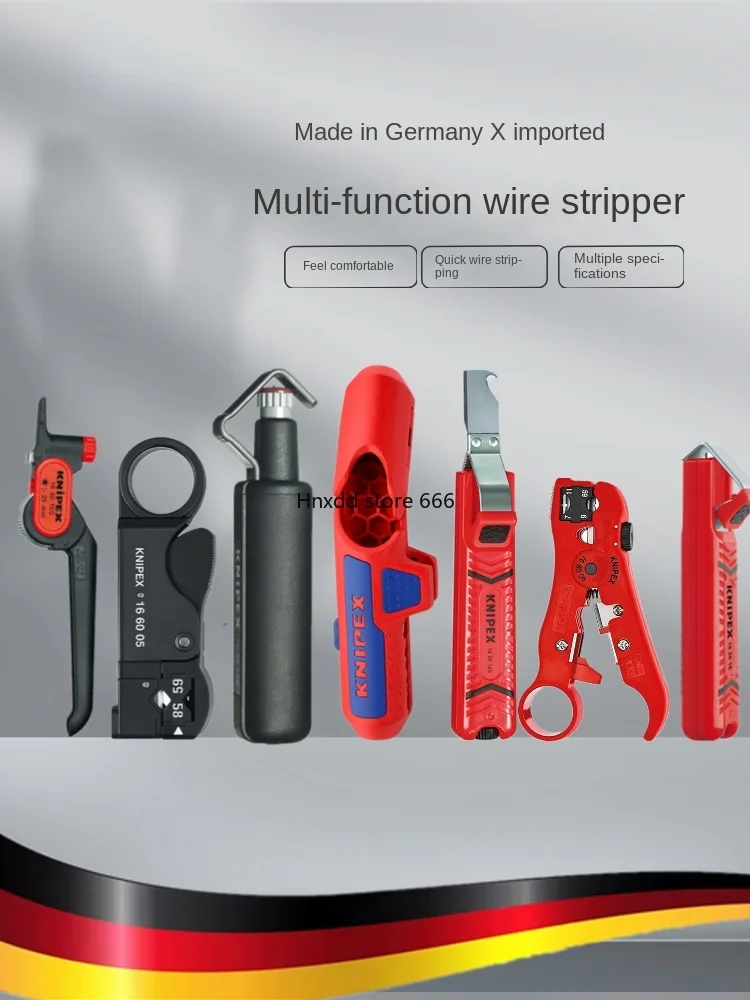 Coaxial cable stripping tool