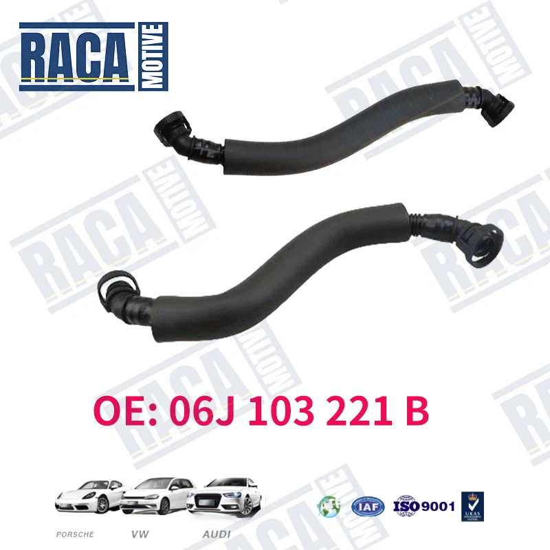 Manguera de conexión separadora de agua y aceite, tubo de escape para VW, Passat, Jetta, Seat, Golf, Tiguan, Audi A5, A3, Q3, Q5, TT, 06J103221B, 06H103226A