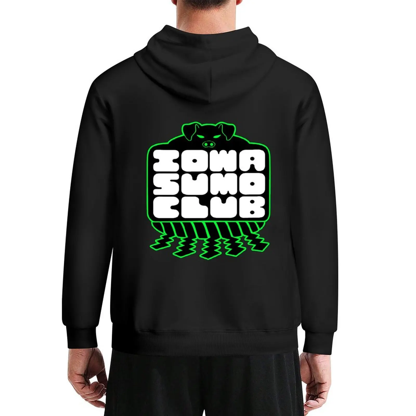 

Iowa Sumo Club Logo Hoodie men clothes anime clothes autumn new products oversized hoodie