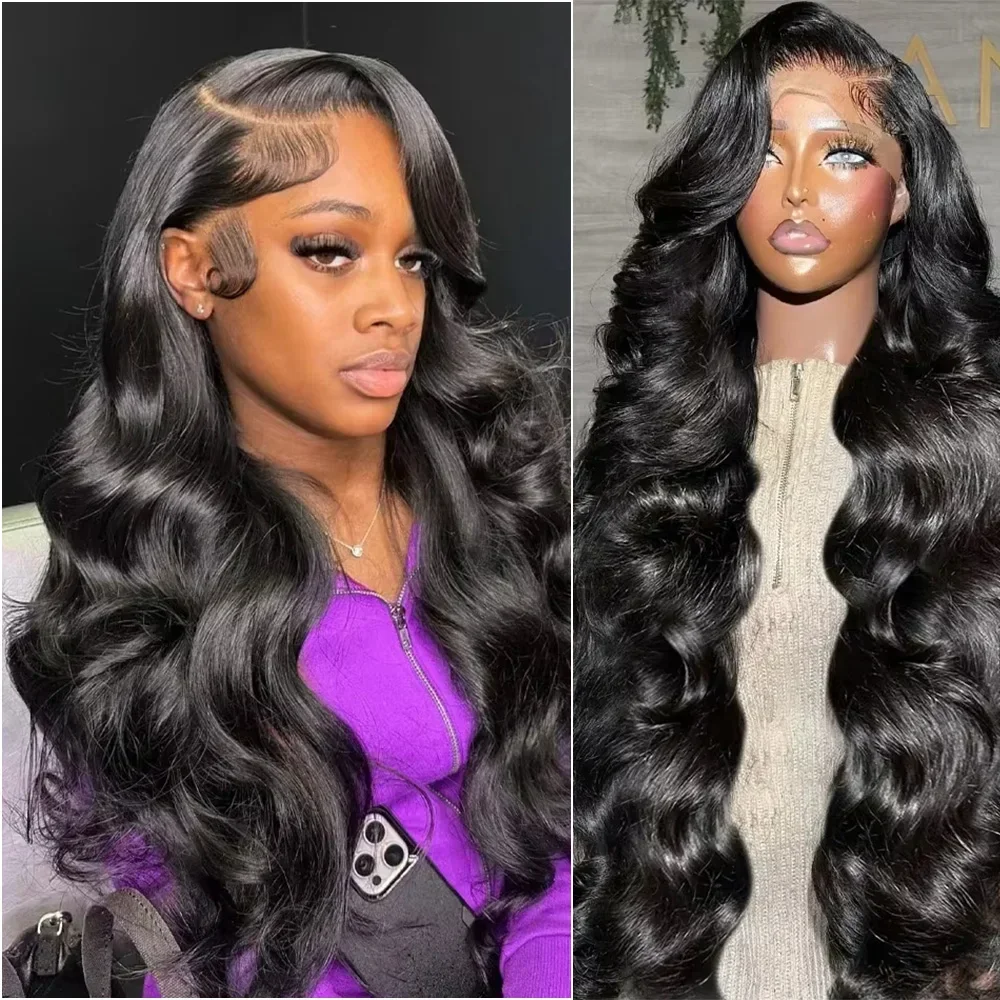 Body Wave 13x6 Lace Front Wig Human Hair 5x5 Gotowa do noszenia koronkowa peruka z przodu dla kobiet Pre Cut Plucked