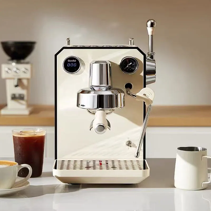 ماكينة صنع قهوة اسبريسو إيطالية 20 بار مطحنة قهوة كابتشينو الحليب Frother ماكينة اسبريسو شبه أوتوماتيكية