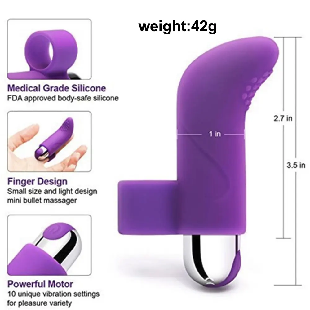 10 Speeds USB Charging Finger Vibrator Dildo Sex Toys For Women Clitoris Stimulation Silicone Anal Massage Adult Sex Toys 18