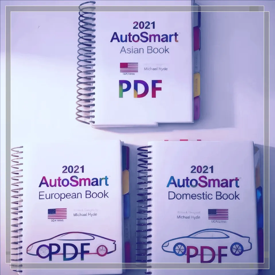 

Hot Selling AutoSmart 3 E-Book Set 2021 Asian European Domestic Automotive Locksmith Guide by Michael Hyde NEW
