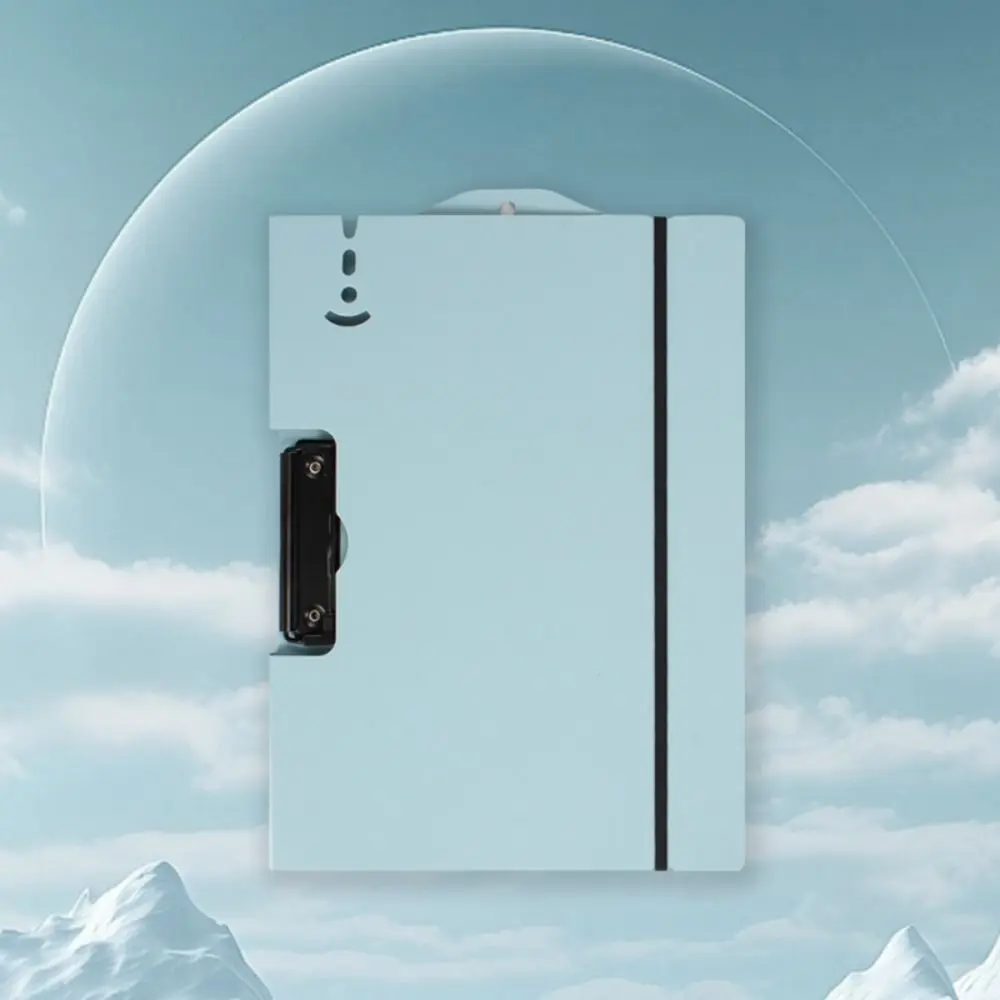 Creative Strap Design A4 File Folder Multifunction PP Clipboard Exam Paper Storage Clip Stationery