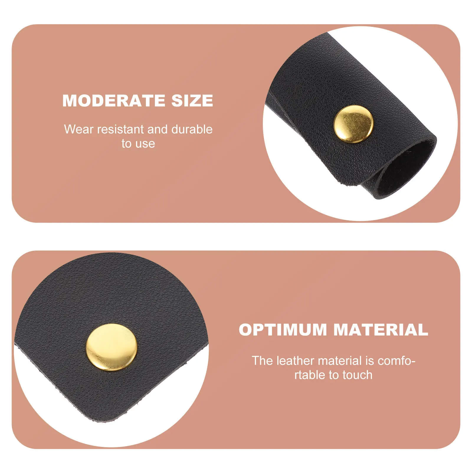 

2Pcs Bag Hand Protective Covers PU Handle Protectors for Luggage Duffel Grocery Shopping Totes Crossbody Purses