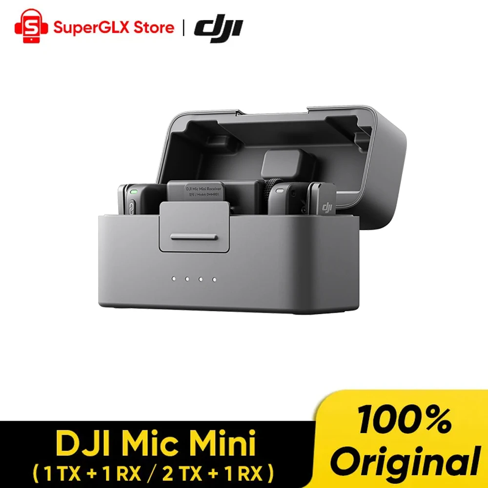 DJI Mic Mini Wireless Microphone Set with Charging Case