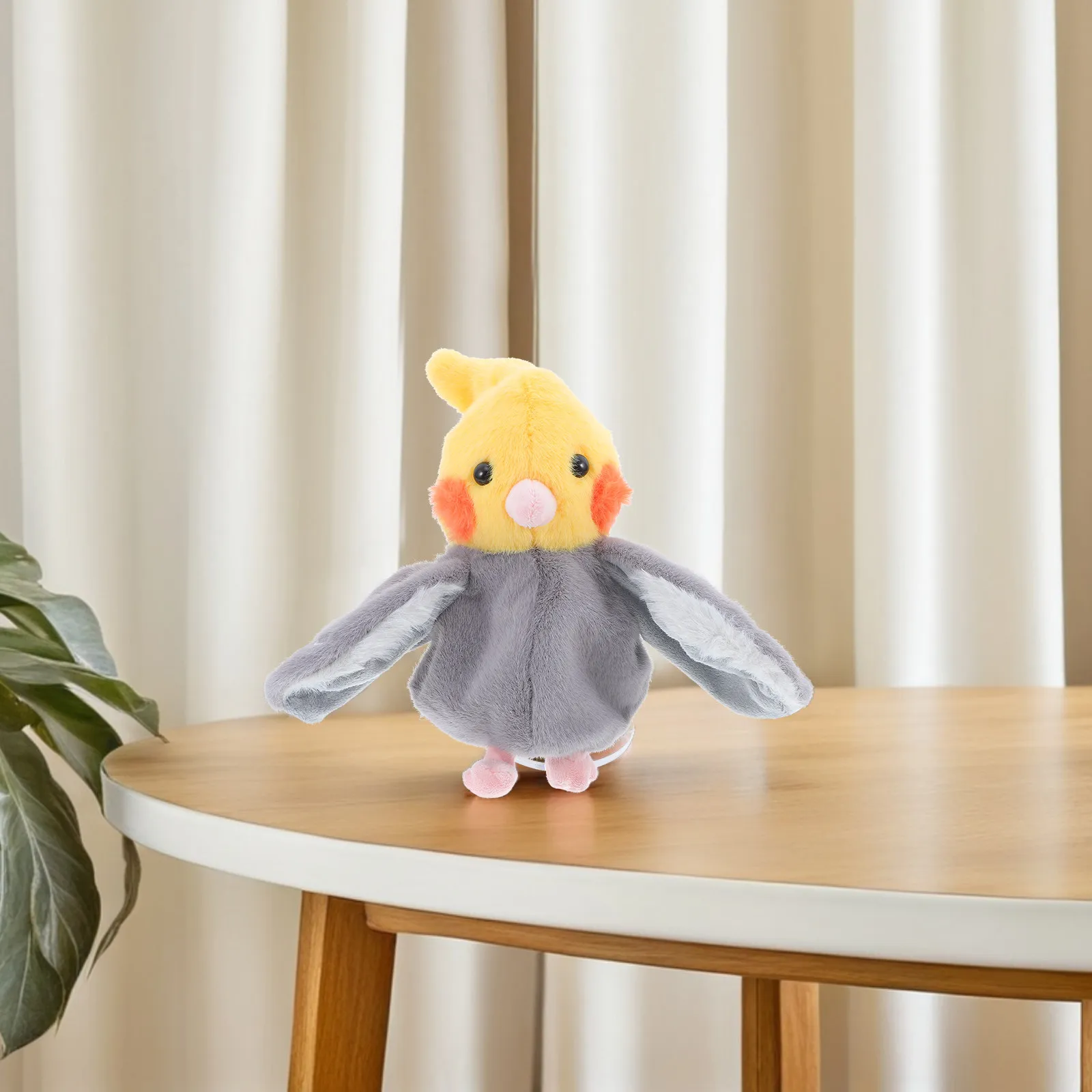 

Lifelike Parrot Hand Puppet Soft Comfortable Fabric Portable Easy Clean Educational Storytelling Puppet for Kids Adults Family