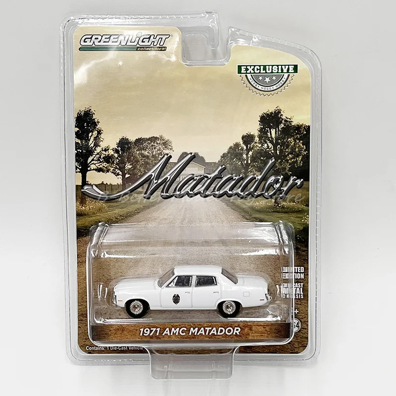 

Greenlight 1:64 Diecast Car Model Toy 1971 AMC Matador Replica Collectibles