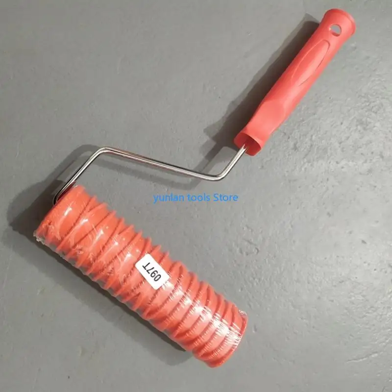 50 7 polegadas rolos relevo Tool Tool Tool Diy Grilhando Ferramentas Decoração Parede Para Pintura