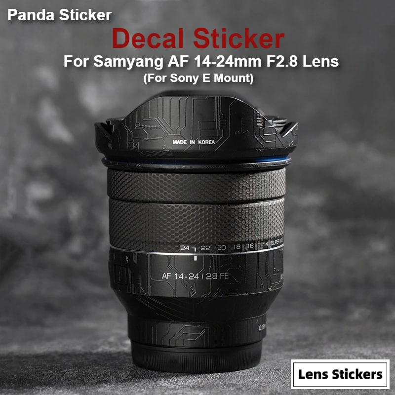 For Samyang AF 14-24mm F2.8(For Sony Mount) Anti-Scratch Camera Sticker Coat Wrap Protective Film Body Protector Skin Cover